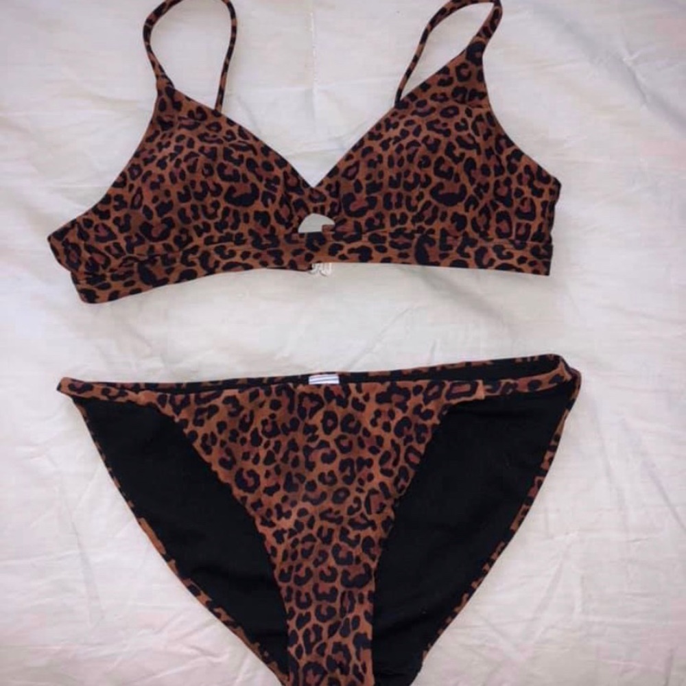Cheetah print bikini